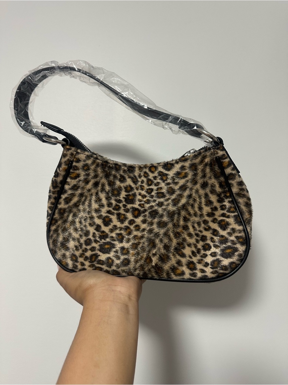 Dolls Kill Leopard Print Shoulder Bag - Brown & Black